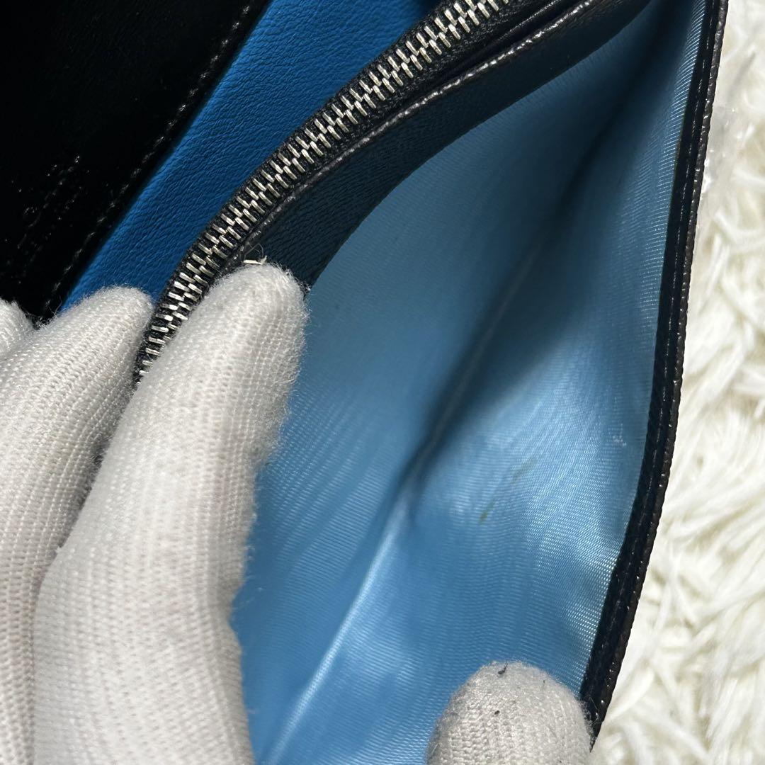 未使用級✨ブルガリ 長財布 ビーゼロワン ロゴクリップ 黒 レザー