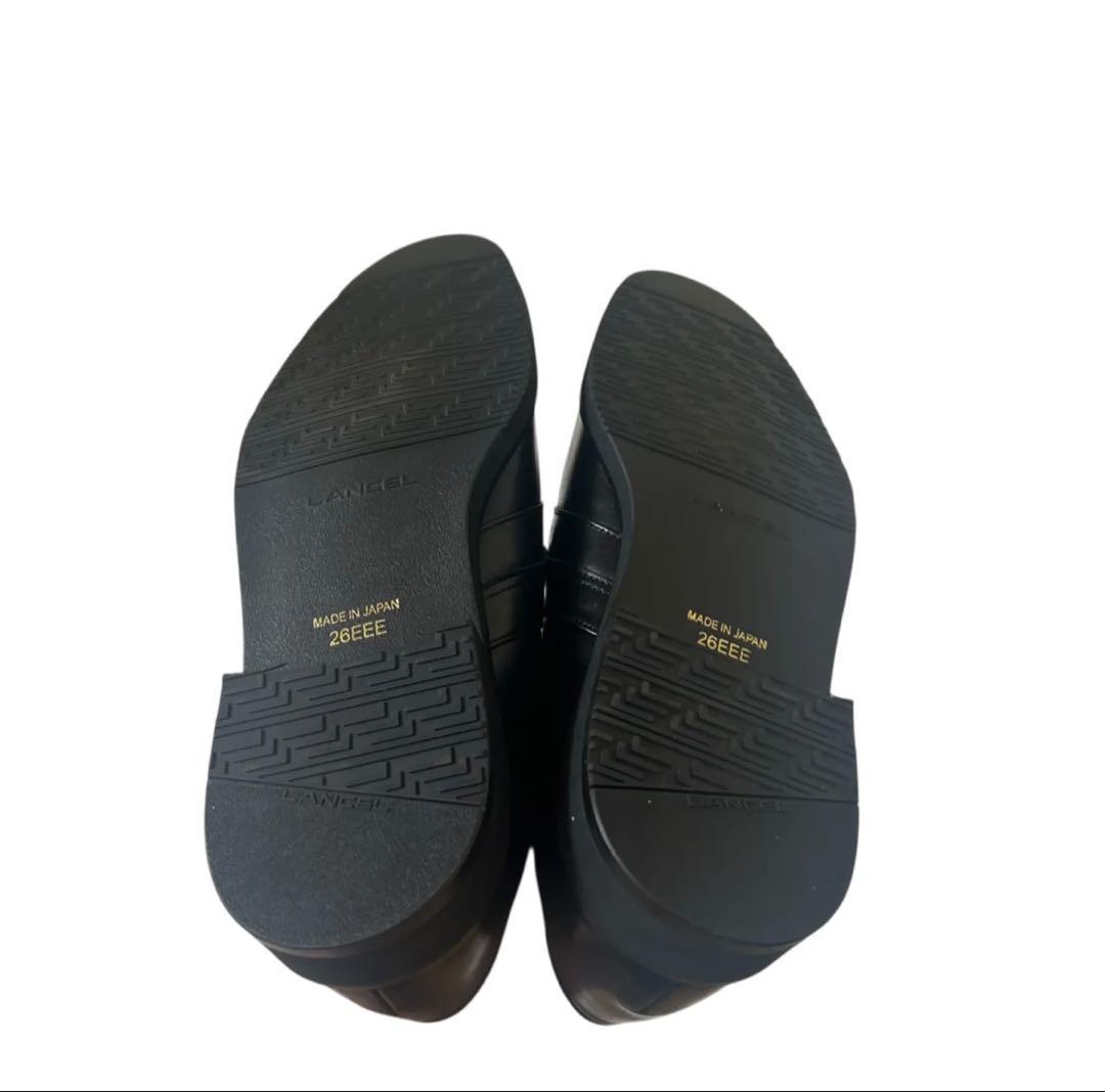 新品☆ランセル メンズレザー タッセルローファー黒 靴
