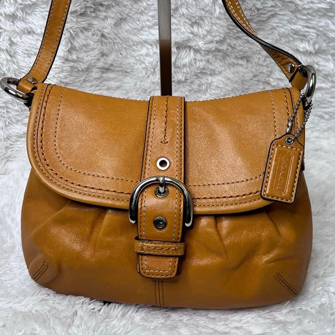 コーチ ソーホー ショルダーバッグ 斜め掛け オールレザー イエロー コーチ ソーホー ショルダーバッグ 斜め掛け オールレザー イエロー