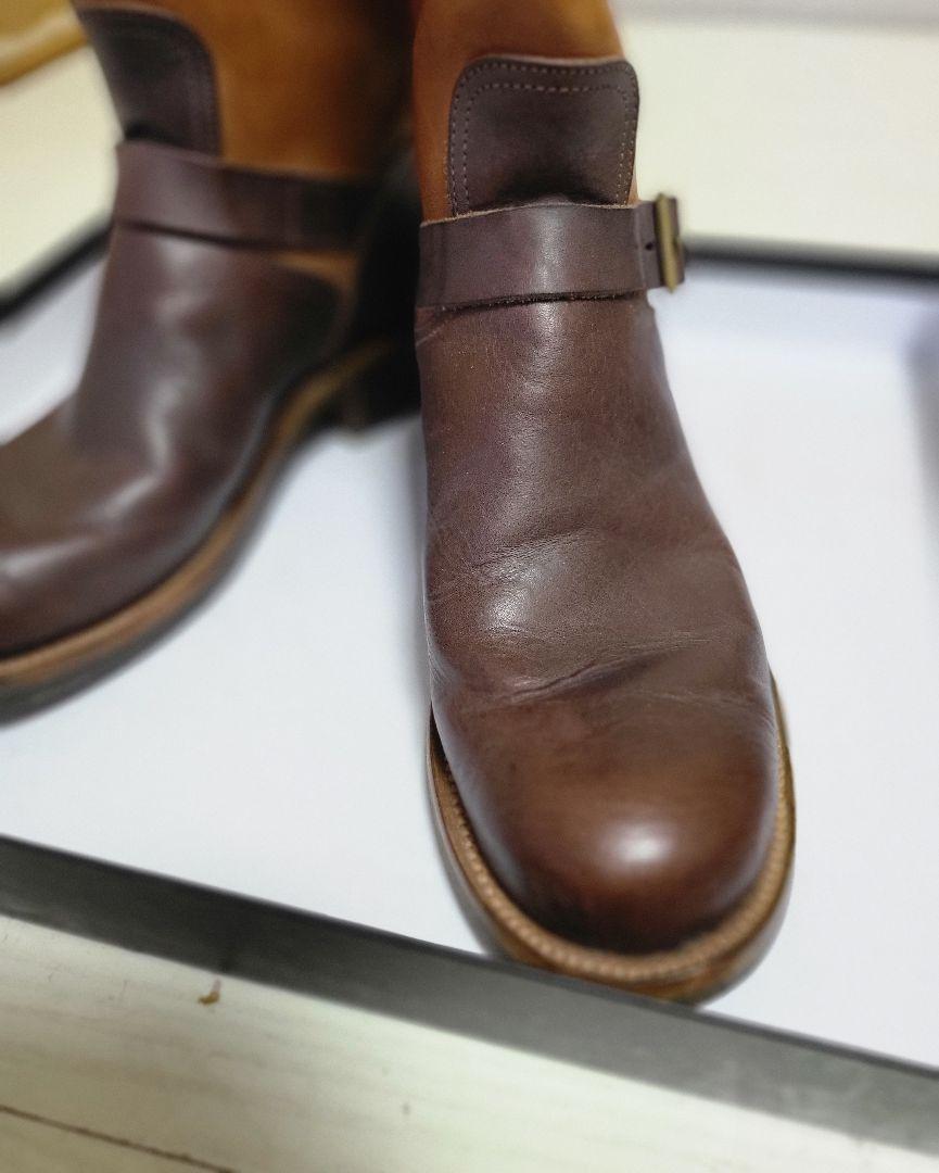 【ラッピング不可】 RRL MURDOCK BOOTS”TWOTONE” ENGINEER 靴