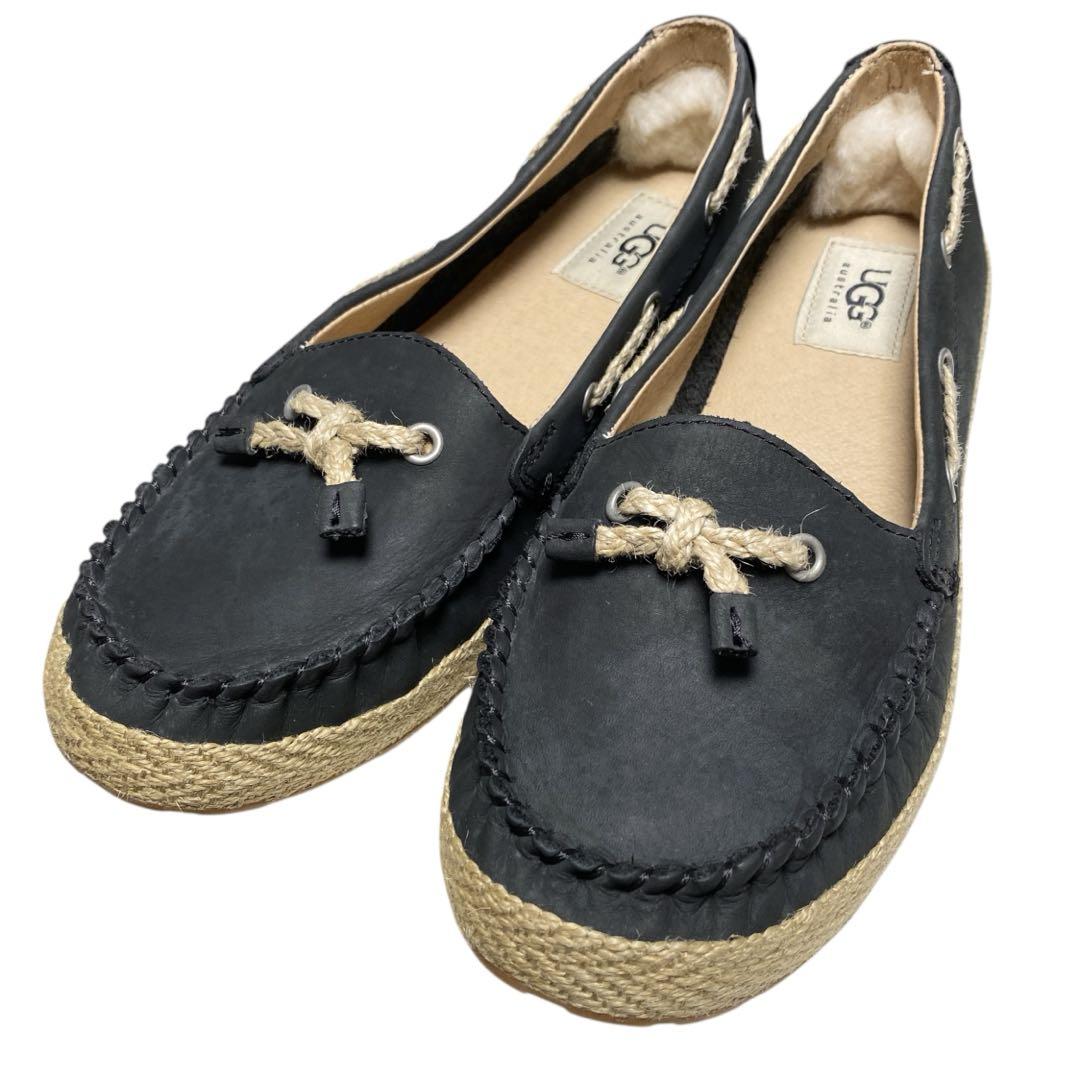 UGG ブラック モカシン 新品 正規品 UGG DAKOTA モカシン BLACK 23㎝｜Yahoo!フリマ（旧