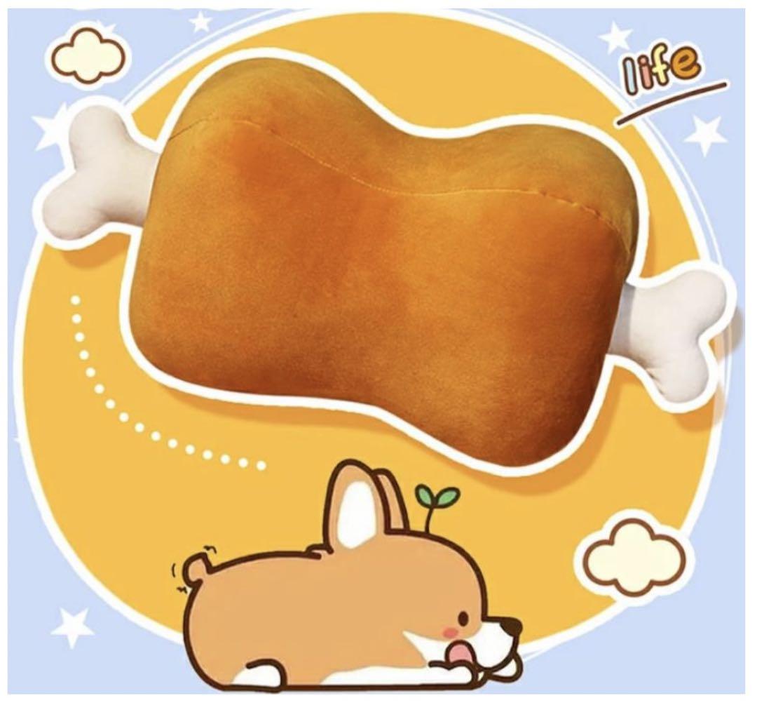 クッション☆枕☆でっかい骨付き肉☆抱き枕☆ぬいぐるみ☆インテリア