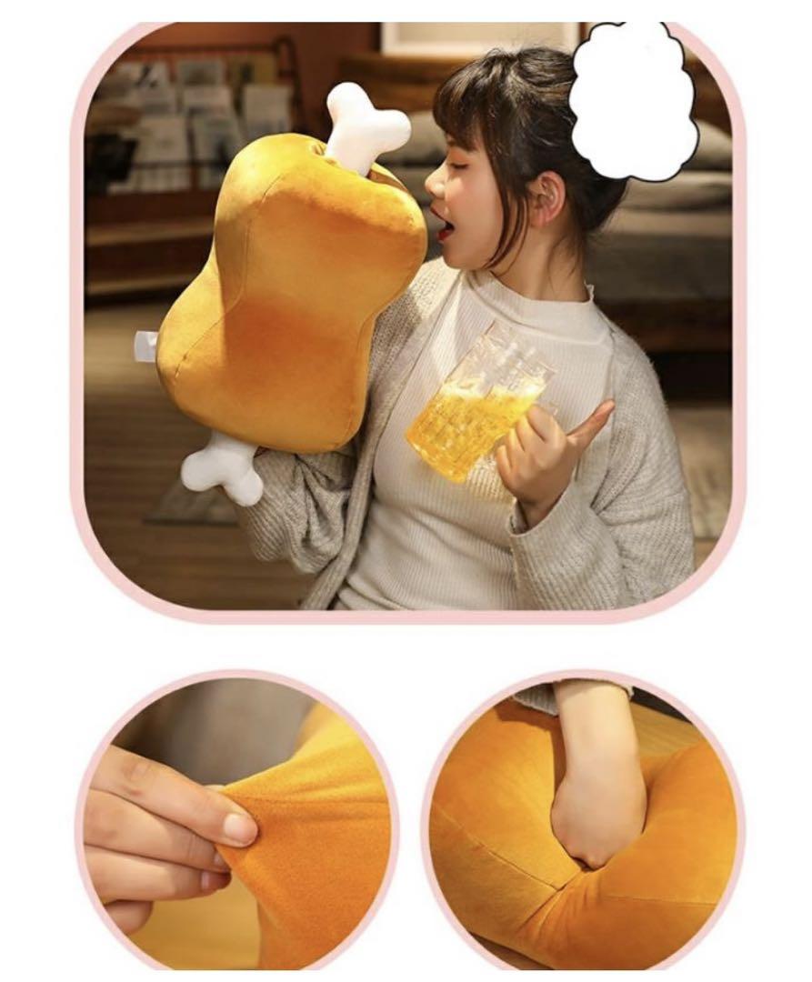 クッション☆枕☆でっかい骨付き肉☆抱き枕☆ぬいぐるみ☆インテリア
