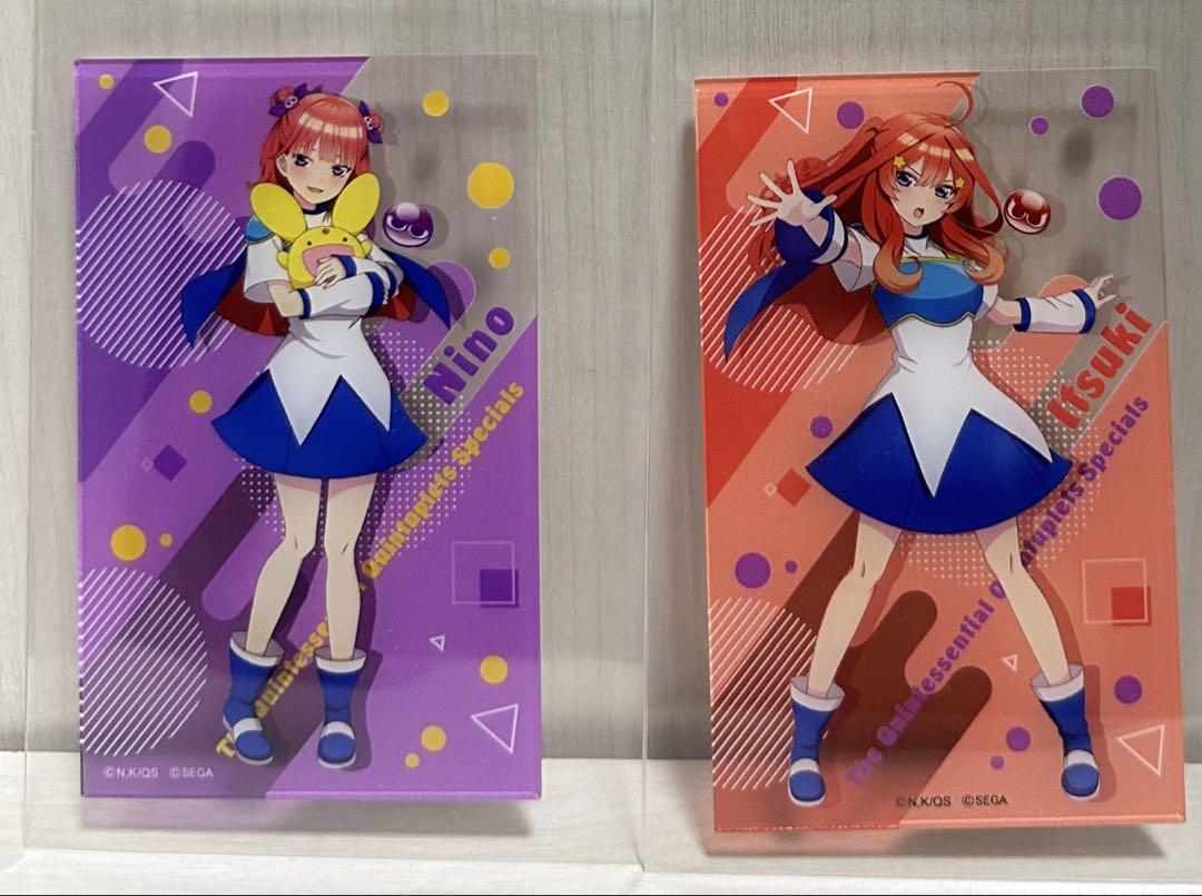 劇場版 五等分の花嫁 SNS風クリアカード アクリルカード　まとめ売り