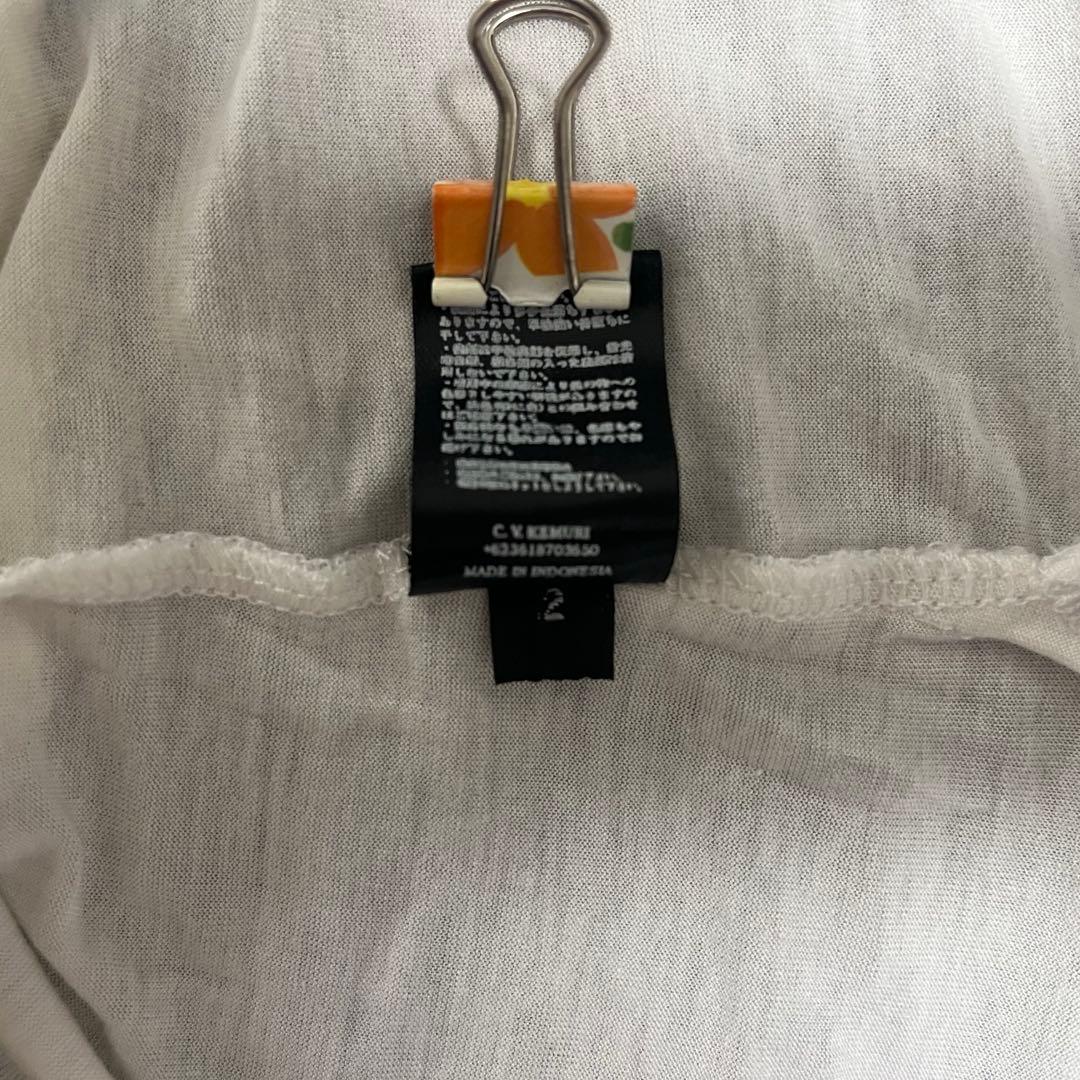長渕剛さん着用 KMRii Tシャツ フラワースカルサイズ2