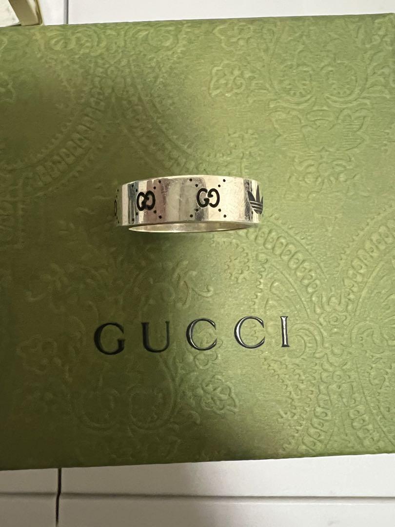 GUCCI アディダス　シルバーリング