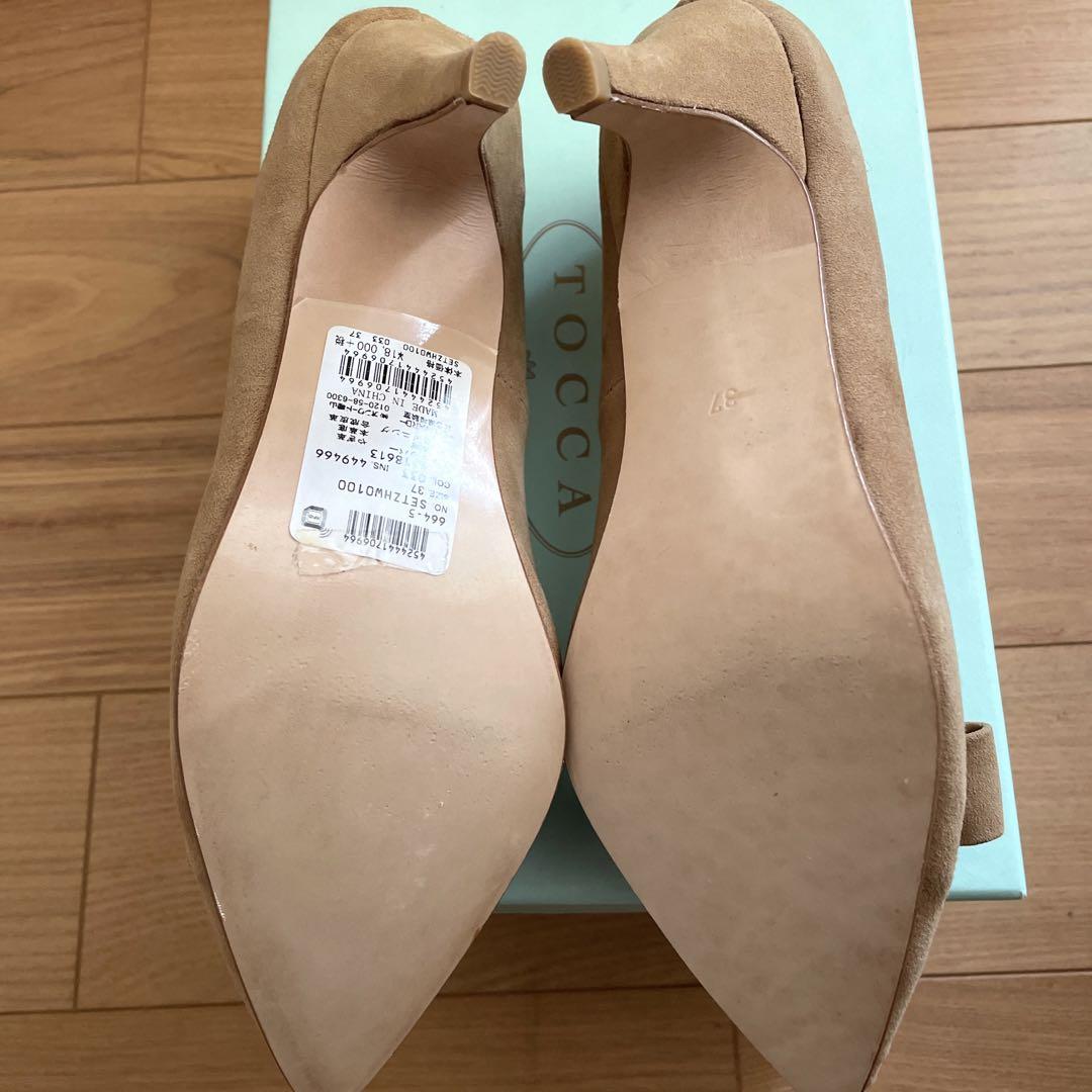 TOCCA【新品未使用】FRILL PUMPS パンプス　ベージュ 新品 TOCCA トッカ パンプス シューズ