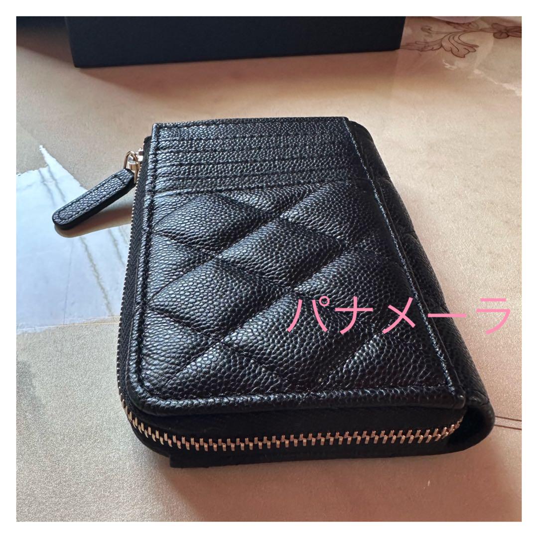 CHANEL カードケース シャネルミニ財布 フラグメントケース キャビアスキン - メルカリ
