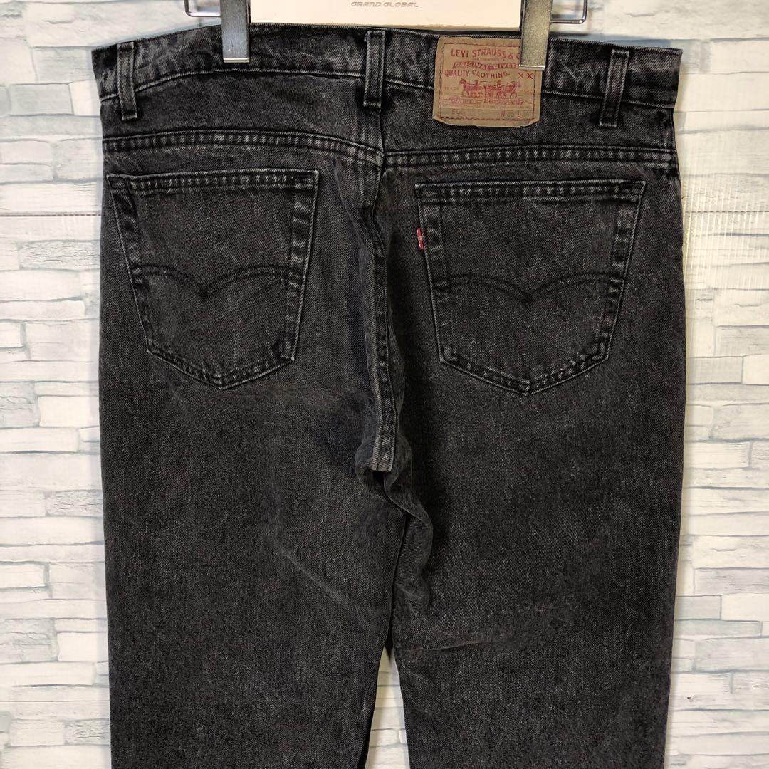 ヴィンテージ】リーバイス505 W36L34 USA 90s ブラックデニム