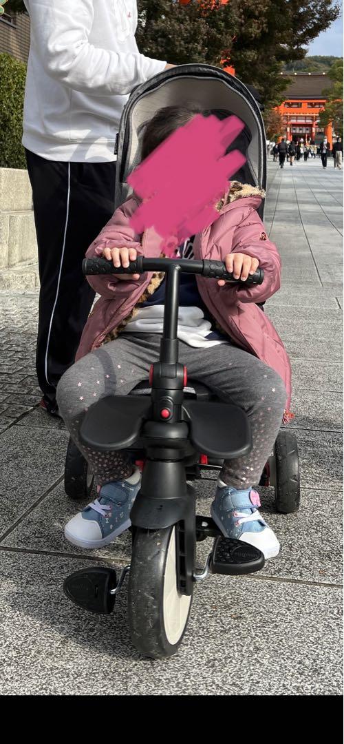 ブラック 三輪バギー 幼児用折りたたみ