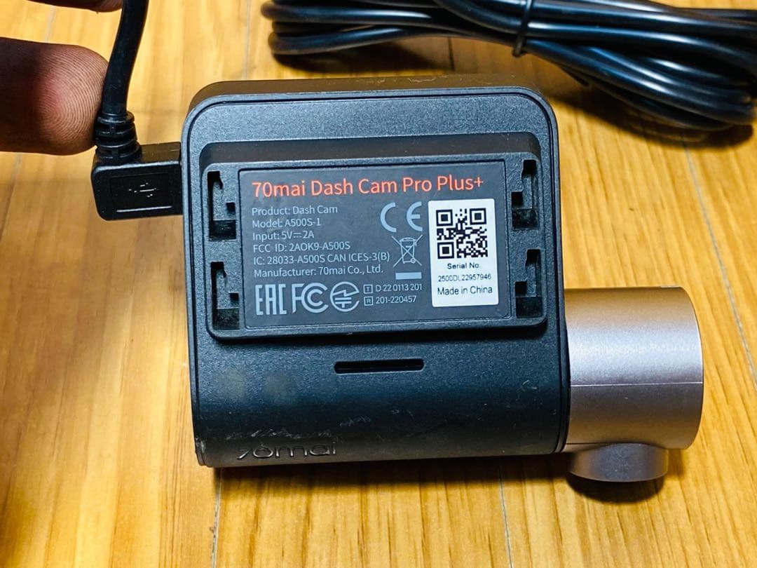 前方カメラ A500S-1目立った傷や汚れなし