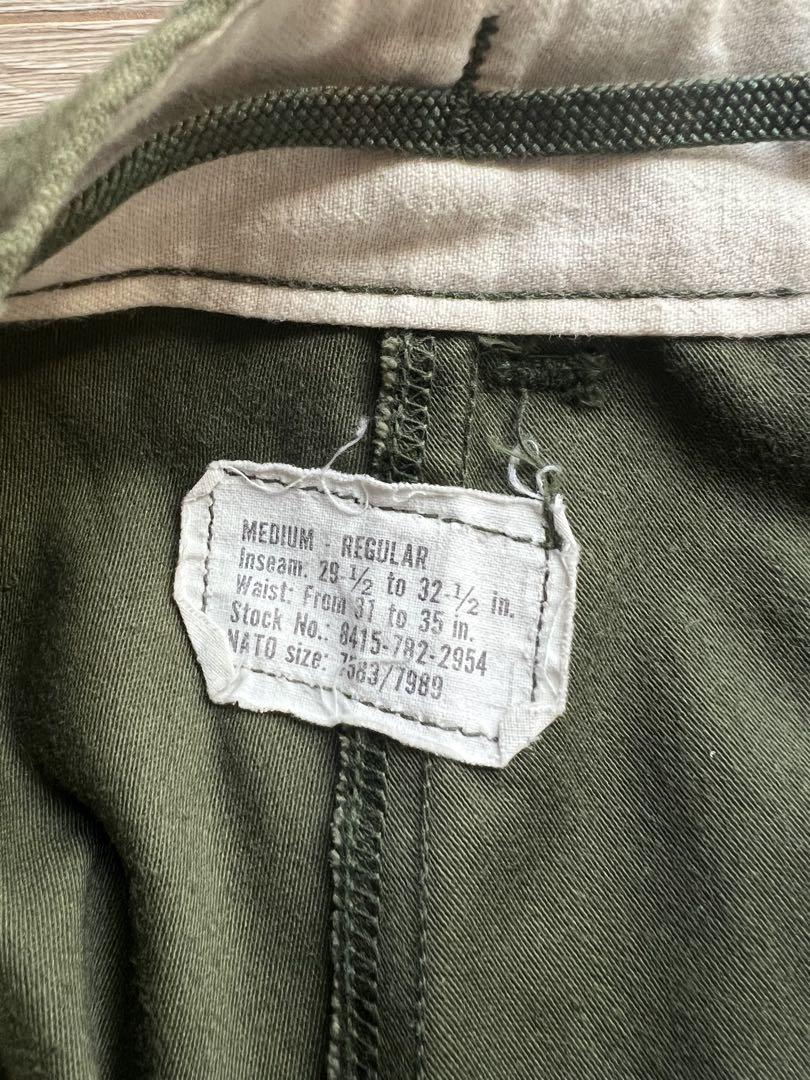 70s アメリカ軍　実物　WINFIELD製　ミリタリーカーゴパンツm65 MR