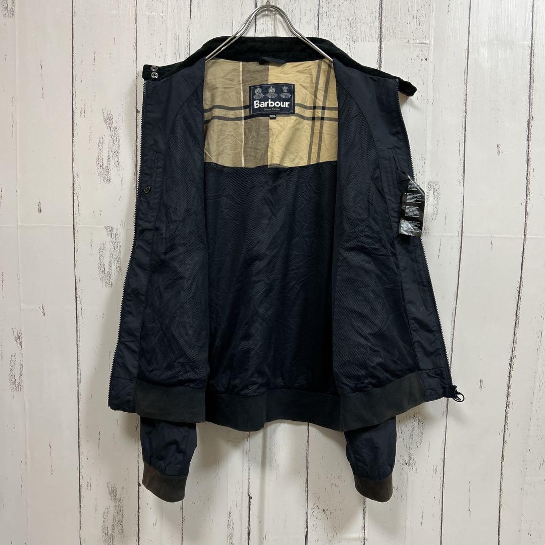344BarbourバブアーROYSTONスイングトップジャケット襟コーデュロイ