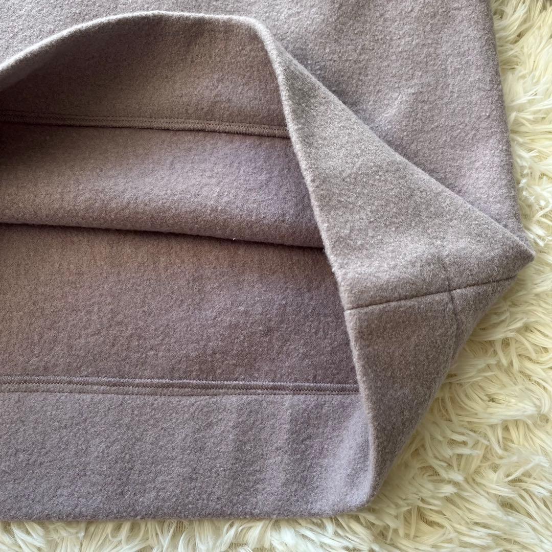 ebure エブール ウール ハーフジップ ハイネック 縮絨 38 ebure エブール ウール ハーフジップ ハイネック 縮絨 38