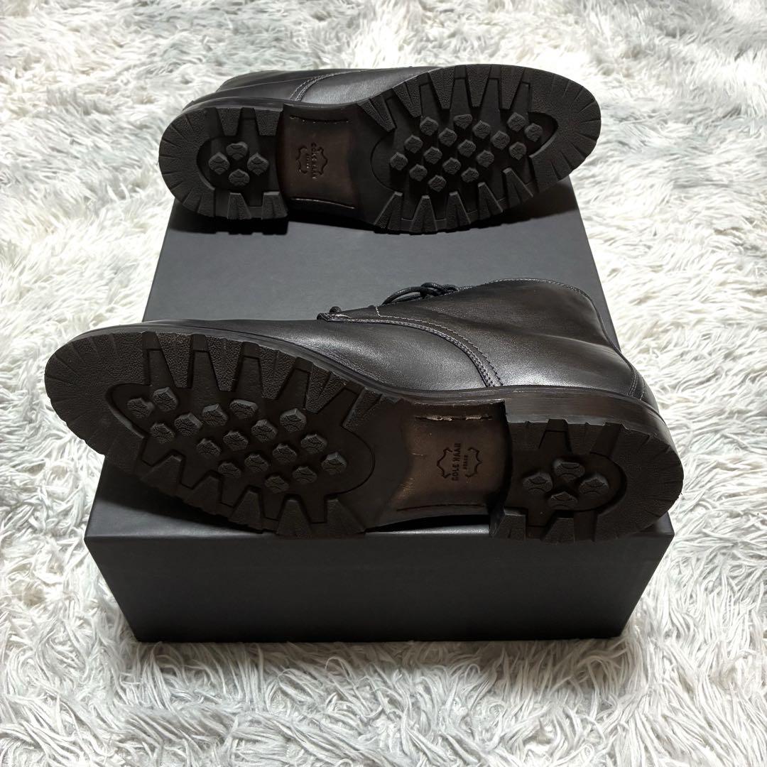 美品】COLE HAAN 本革 撥水 BLACK〈定価44,〉
