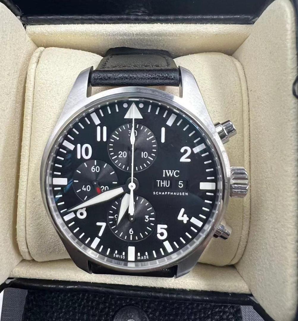 IWC パイロットウォッチ IW377709 クロノ自動腕時計時計