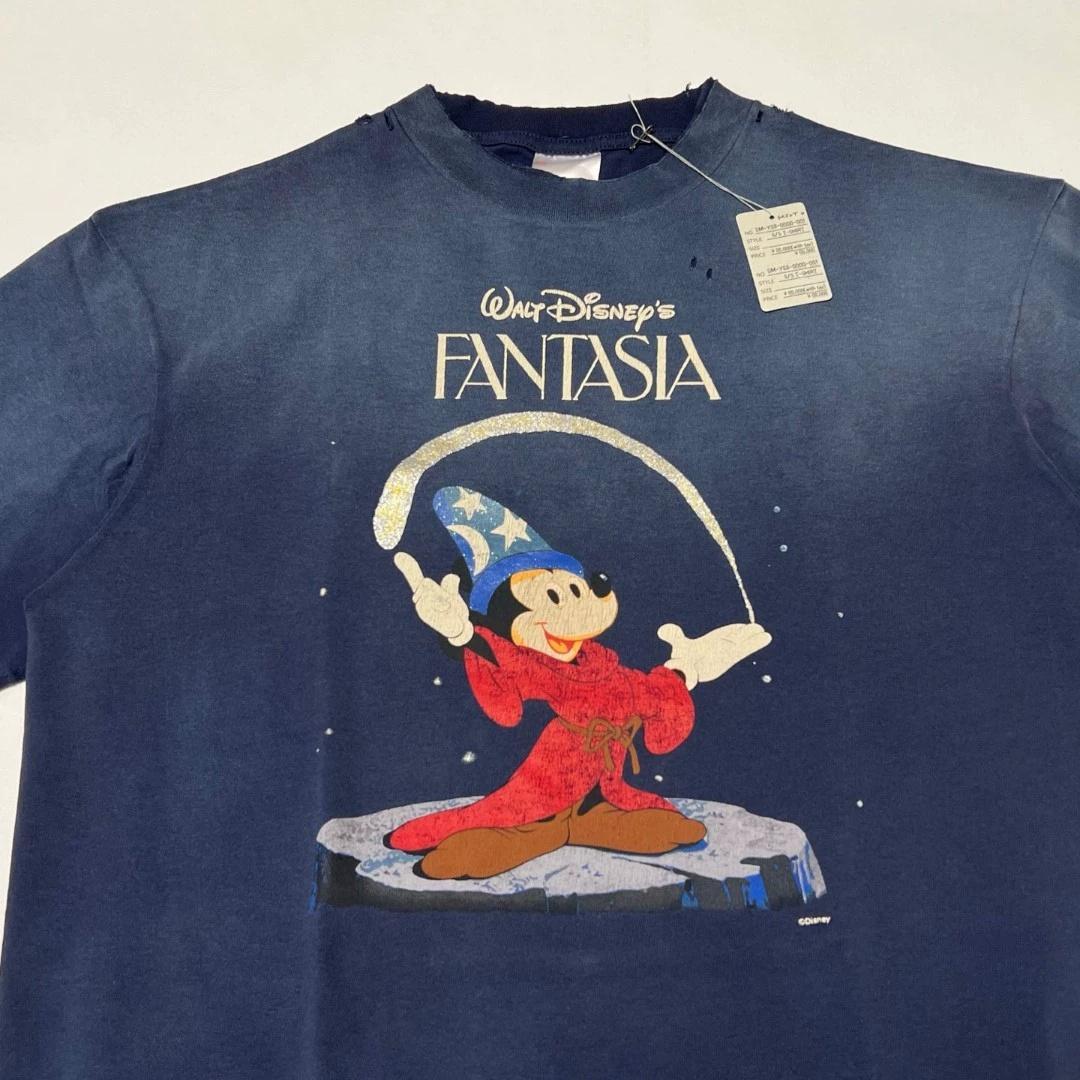 要在庫確認【SAINT Mxxxxxx × FANTASIA 】 T-SHIRT/DNF_SS TEE Saint Mxxxxxx / DNF_SS TEE / FANTSIA/NAVY – elephants