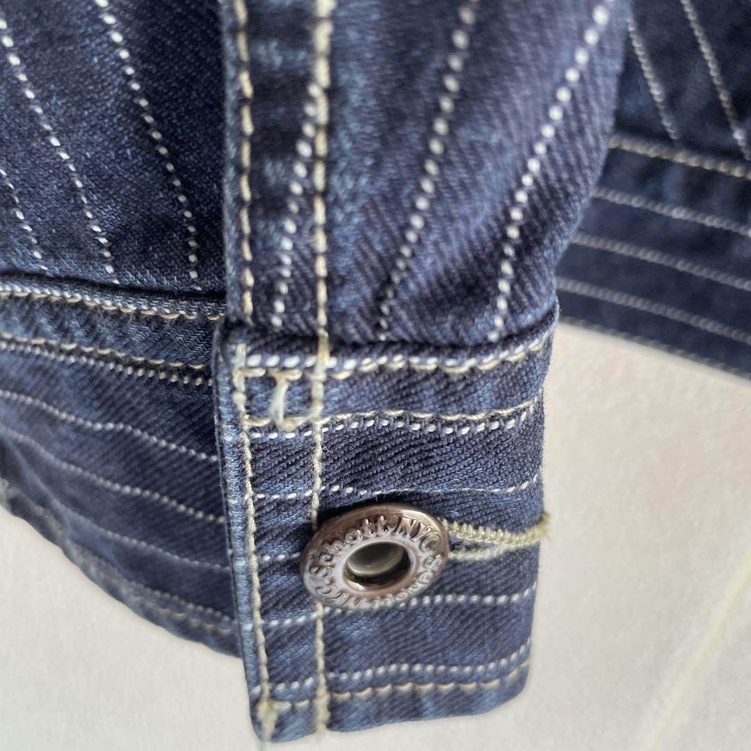 ジャケット・アウター SCHOTT OLD HICKORY DENIMJAKET