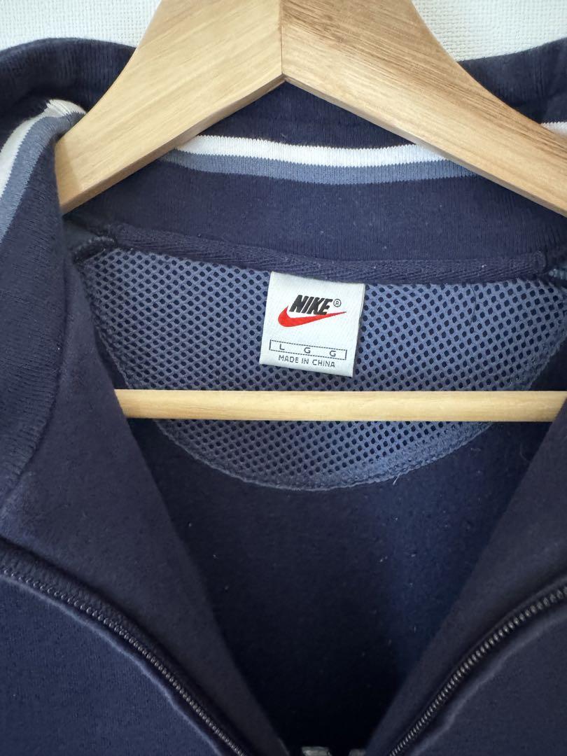 Nike ネイビー ハーフジップ スウェット Lサイズ