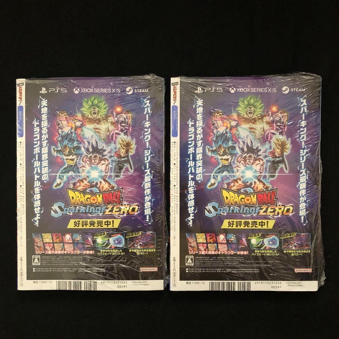 12⭐️Vジャンプ12月号 シュリンク付2冊】ワンピース