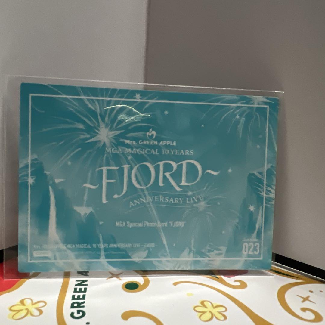 Mrs. GREEN APPLE ミセス FJORD レア フォト カード 大森 Mrs. GREEN APPLE ミセス FJORD フォトカード 大森元貴 - メルカリ