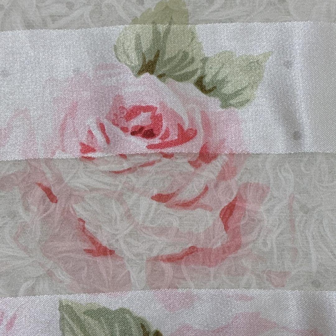 美品】Christian Dior 薔薇 花柄 大判スカーフ ストール 肩掛け