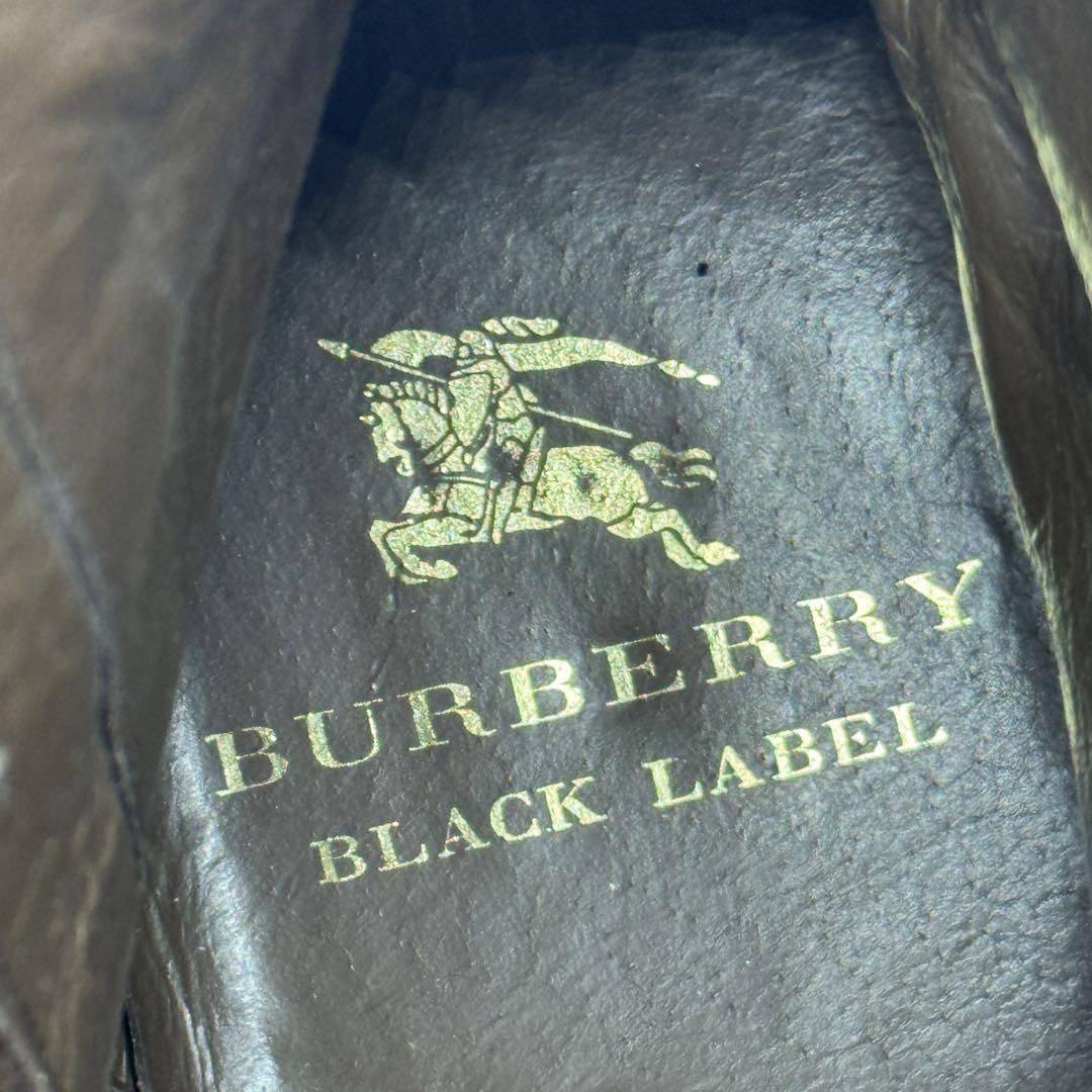 BURBERRY BLACK LABEL レースアップブーツ サイドジップブーツ