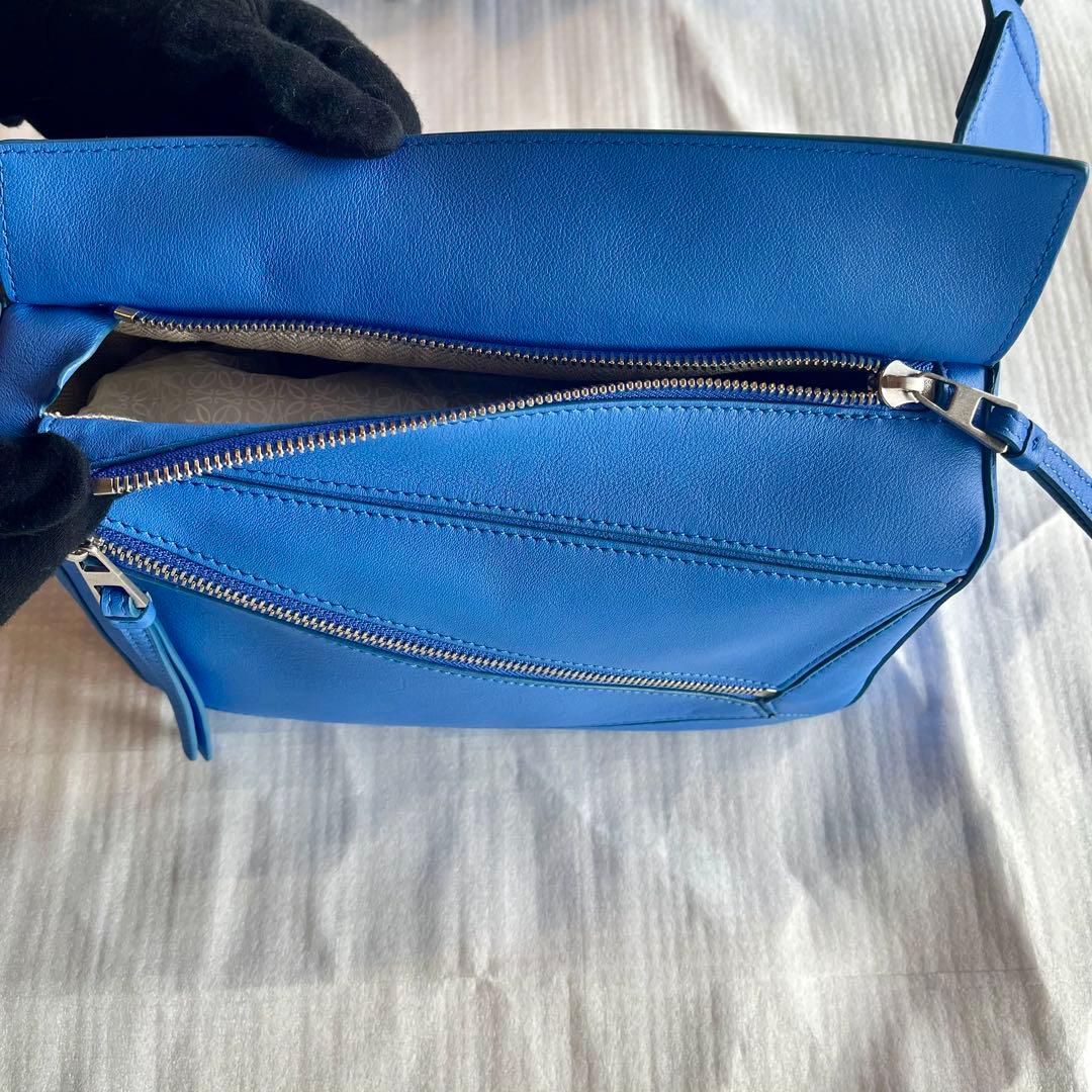 ロエベ パズルバムバッグ スモール 青 ロエベ パズルバムバッグ スモール 青