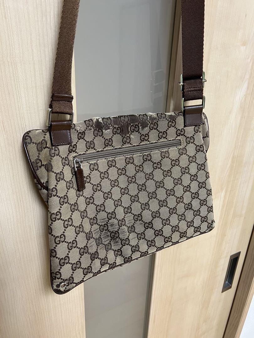 GUCCI GGマーク ブラウン サコッシュ
