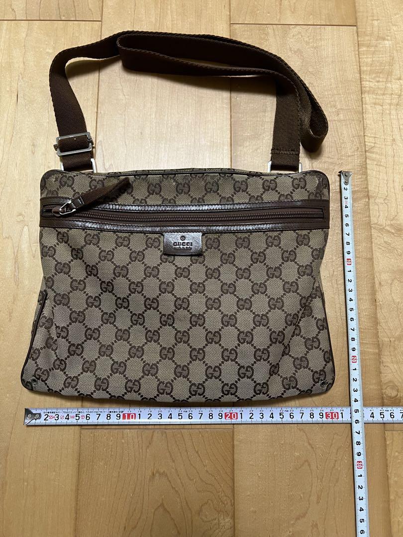 GUCCI GGマーク ブラウン サコッシュ
