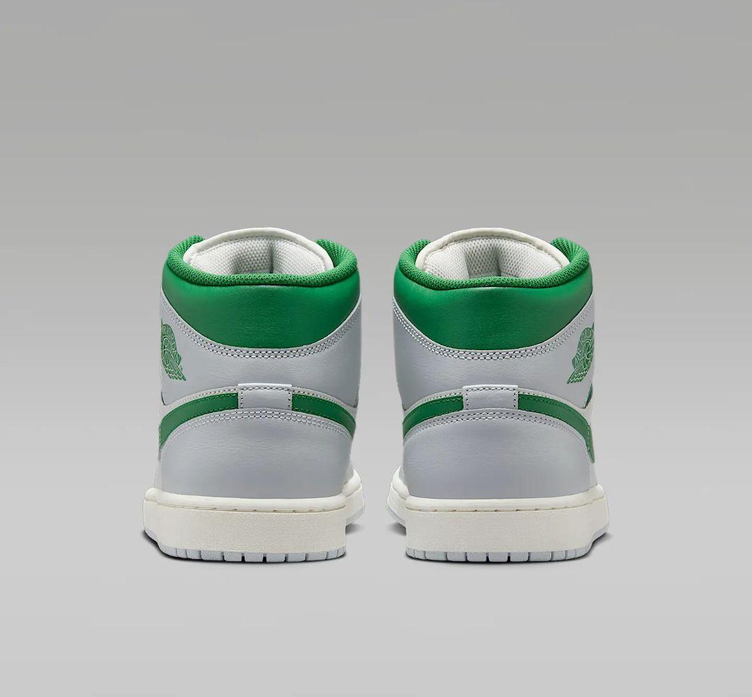 AIR JORDAN 1 MID パイングリーン ピュアプラチナム 27.5 AIR JORDAN 1 MID パイングリーン ピュアプラチナム 27.5
