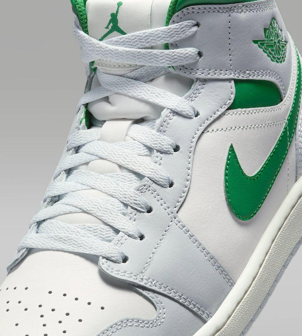 AIR JORDAN 1 MID パイングリーン ピュアプラチナム 27.5 AIR JORDAN 1 MID パイングリーン ピュアプラチナム 27.5