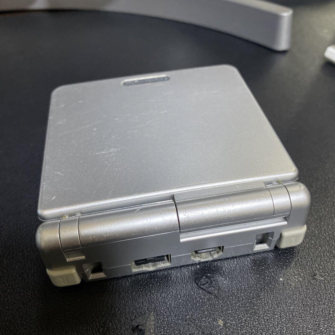 ゲームボーイアドバンスSP プラチナシルバー 充電器　動作確認品