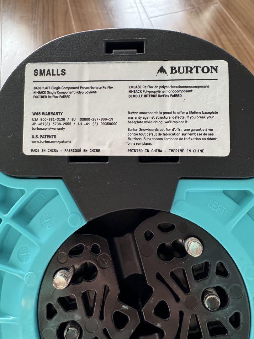 Burton スノーボード ビンディング　スモールズ
