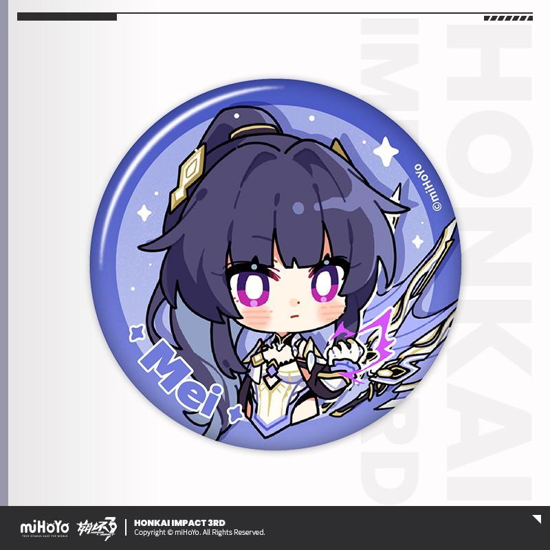 崩壊サード 崩壊3rd 雷電芽衣 起源の律者 缶バッジ HONKAI MEME