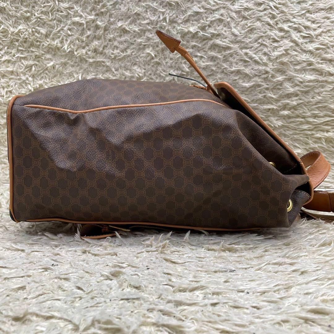 ◆美品◆ CELINE リュック マカダム柄 ガンチーニ金具 巾着