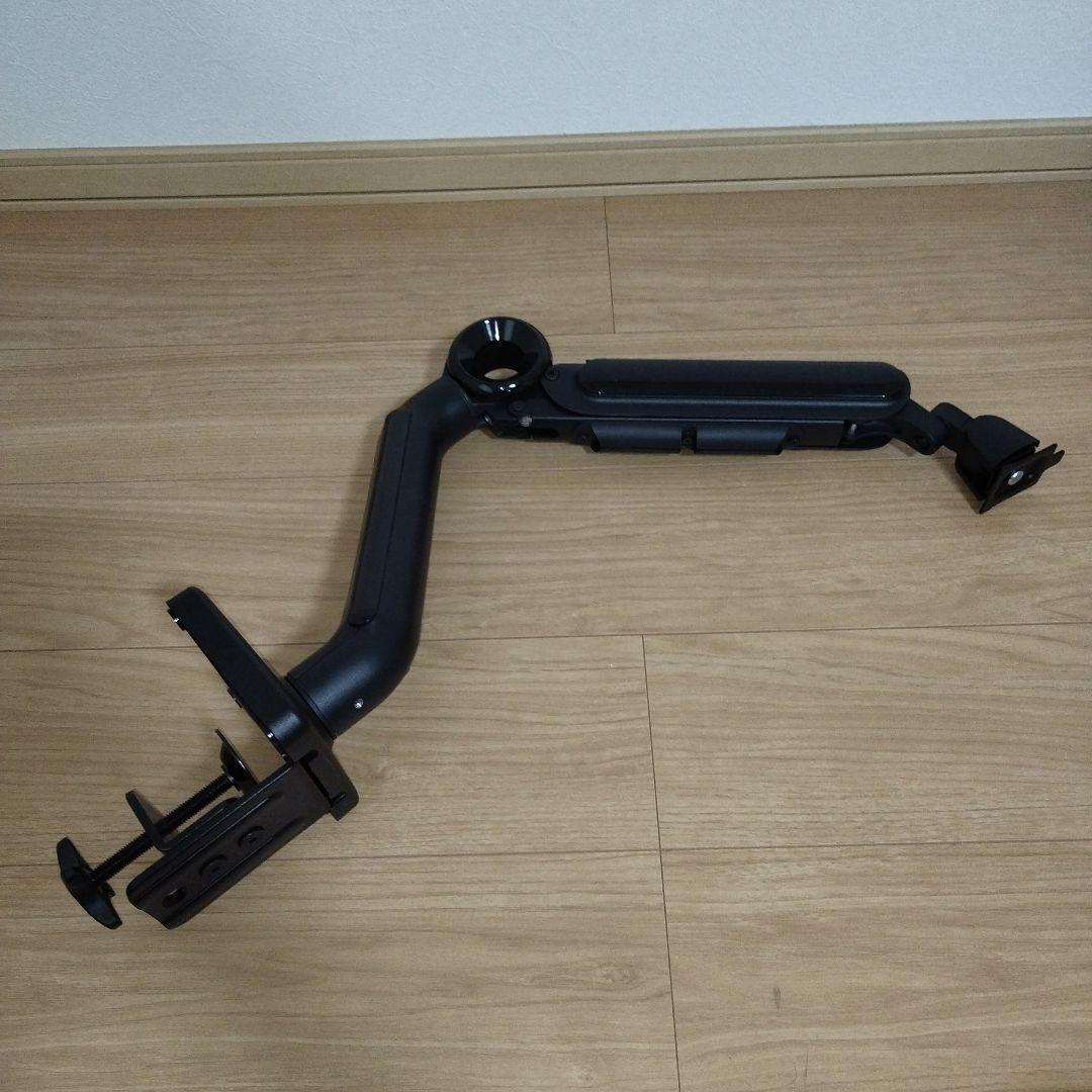 【美品】モニターアーム 高さ調整可能 ブラック クランプ式