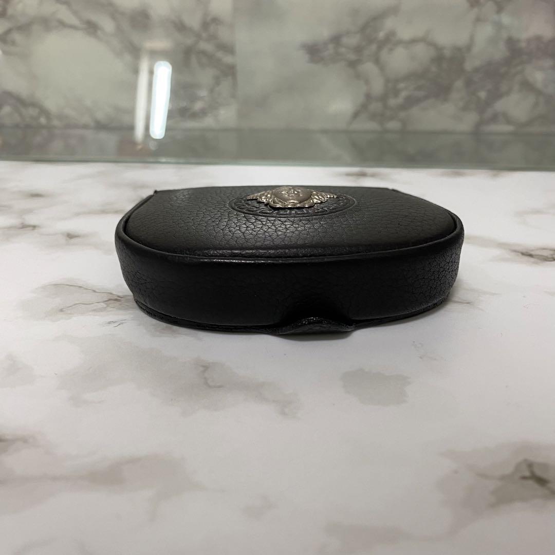 美品 VERSACE ヴェルサーチ コインケース  メデューサ ブラック 小銭入