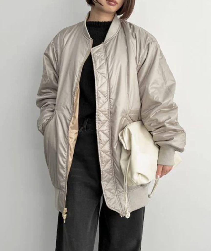 nokcha original】eco leather over jacket/deep k