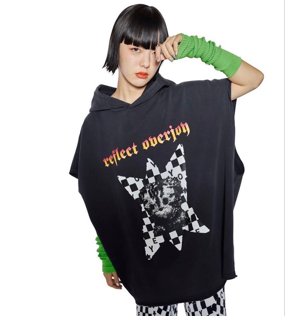 LiSA ROY reflect overjoy ノースリーブプリントパーカー