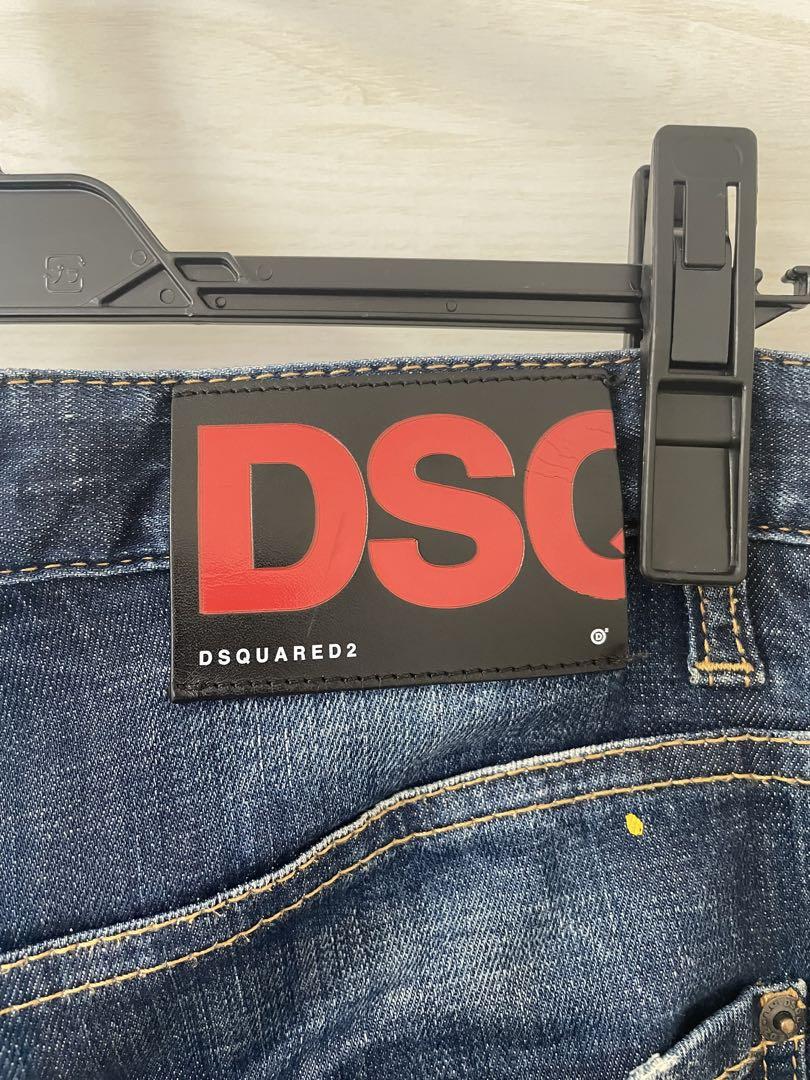 DSQUARED2 スキニーデニム 44 ダークブルー