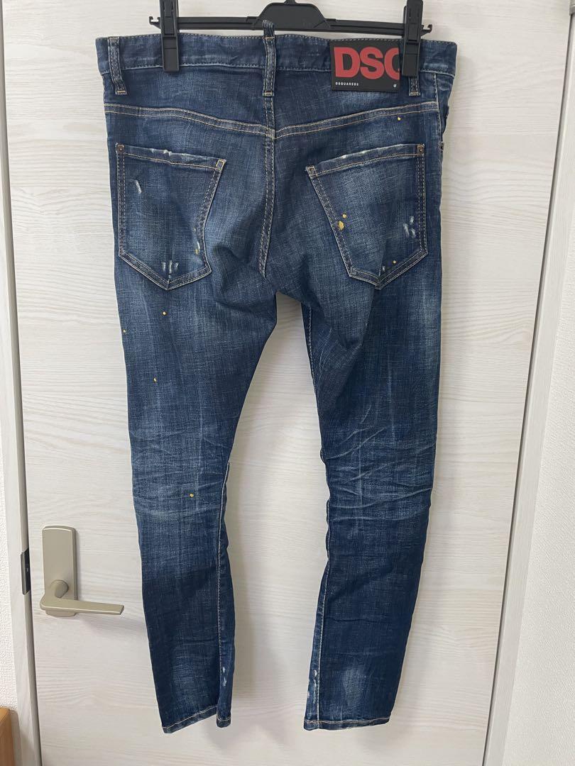 DSQUARED2 スキニーデニム 44 ダークブルー