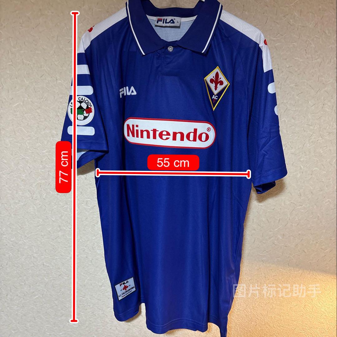 Jersey Vintage ACF FIORENTINA 98/99 HOME - BATISTUTA # 9