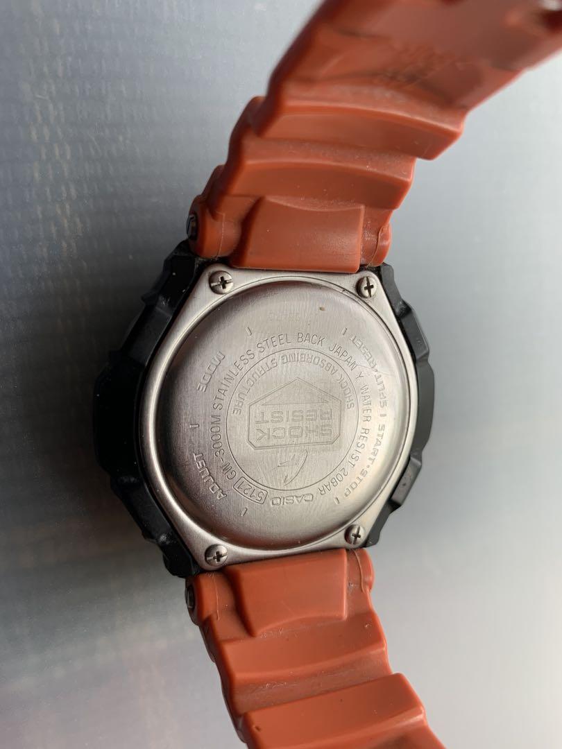 G-SHOCK デジタル腕時計 ブラック/オレンジ - メルカリ
