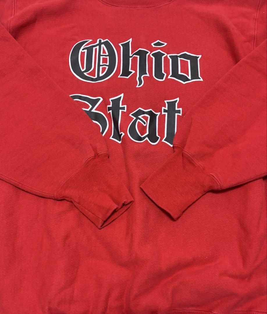 【美品】チャンピオン リバースウィーブ オハイオ　Ohio 刺繍タグ　XL