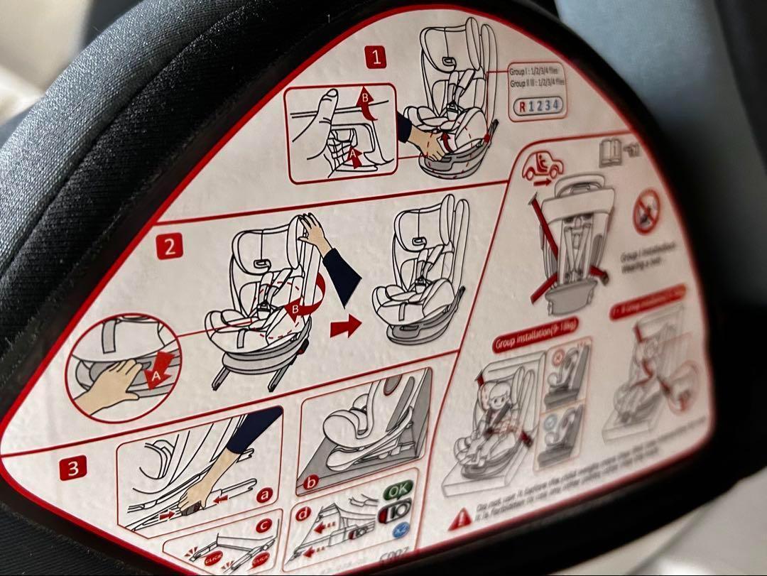 新品 新生児から使えるチャイルドシート 360°回転 ISOFIX 0〜12歳