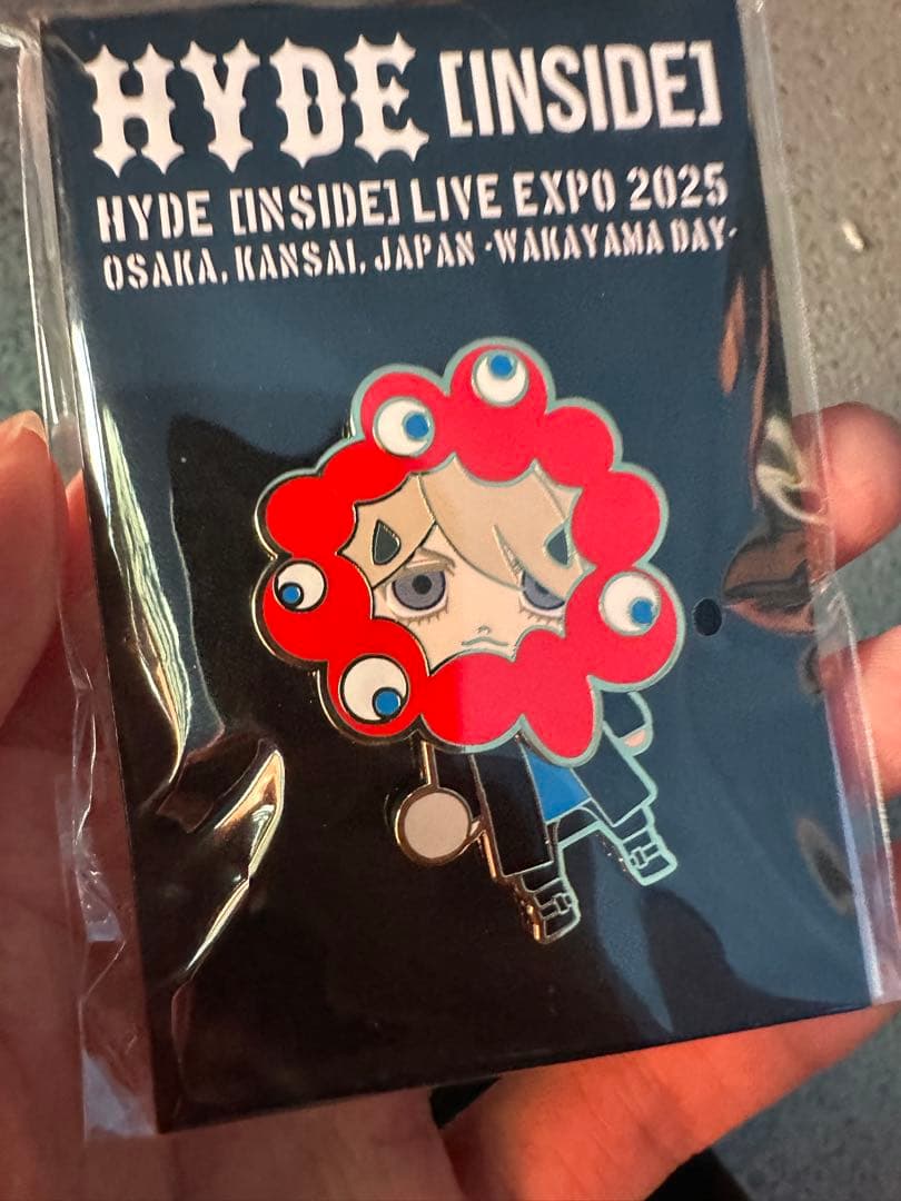 HYDE [INSIDE] LIVE EXPO 2025 ピンバッジ全4種 HYDE (INSIDE) LIVE EXPO 2025 ピンバッジ 4個 - メルカリ