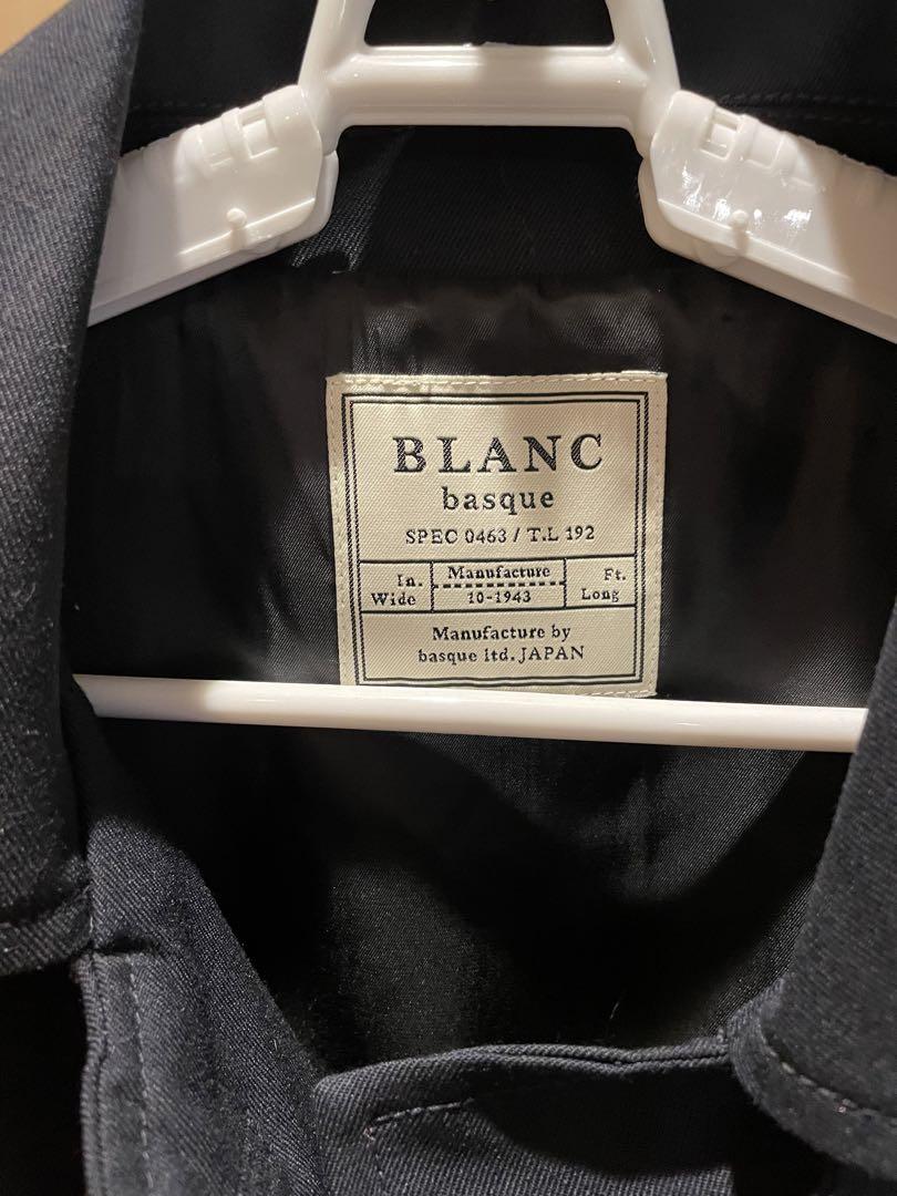 ブランバスク　ステンカラー　トレンチ　コート　新品　ネイビー