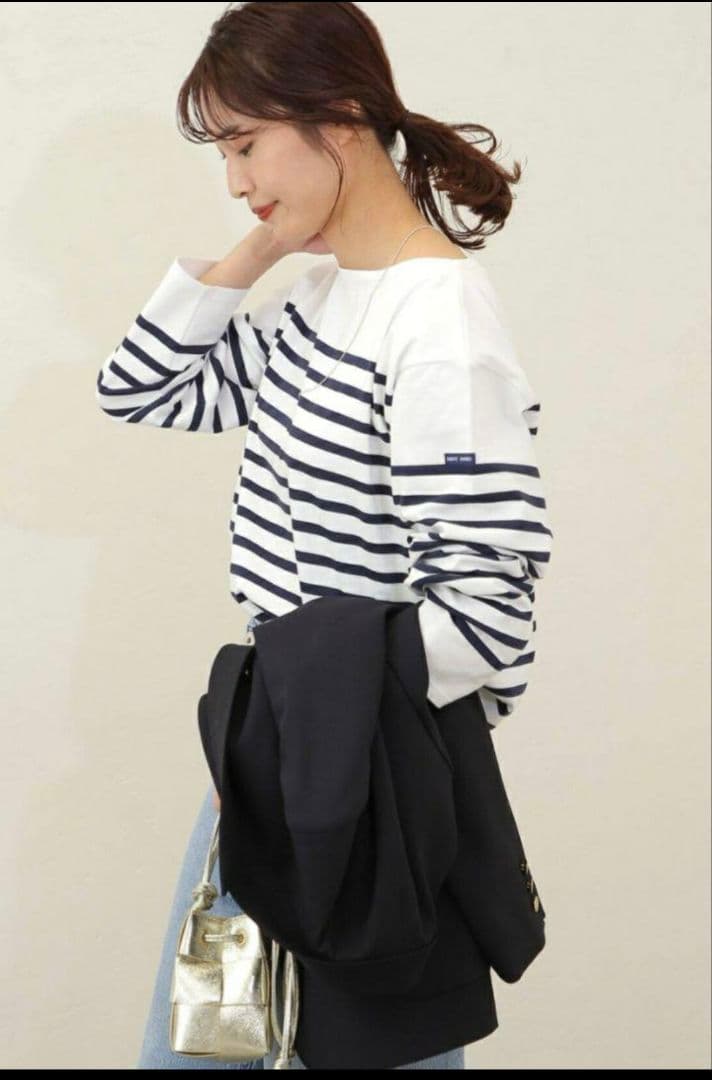 美品　ナヴァル　ネイビー　T3　セントジェームス