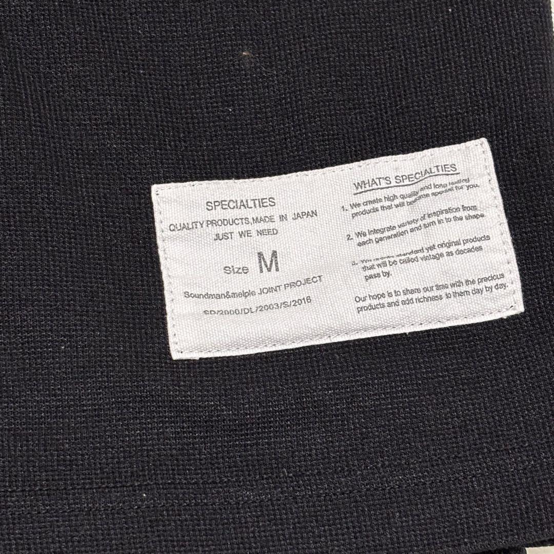 s .specialties JUST WE NEED 黒ポロシャツ　Mサイズ